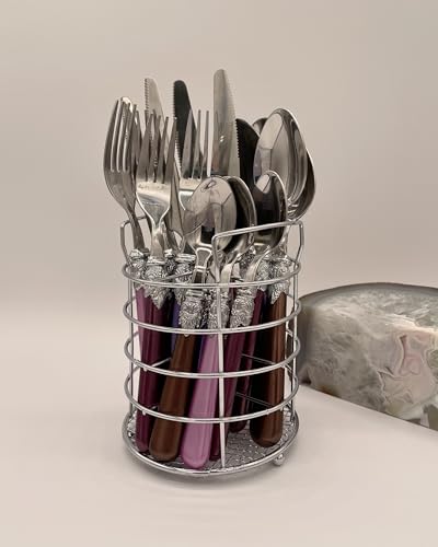 Image of Gypsy Color Gala Mix & Match Stainless Steel Flatware Collection, Set of 16
