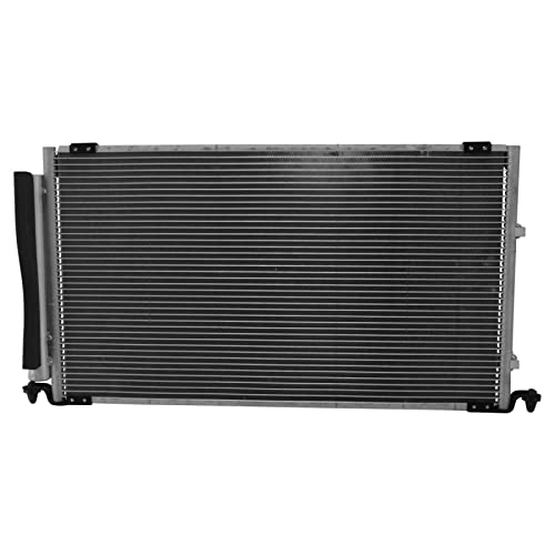 Image of TRQ A /C Condenser and Receiver Drier Assembly Compatible with 2000-04 Toyota Avalon
