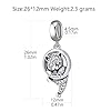 Breloque/charm porte-bonheur en argent sterling 925 en forme de chat pour bracelets à breloques Pandora #1