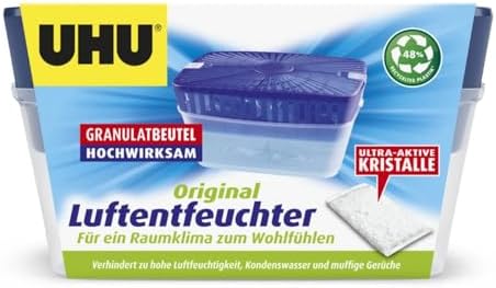 UHU Luftentfeuchter Original + Nachfüll-Beutel 1000g