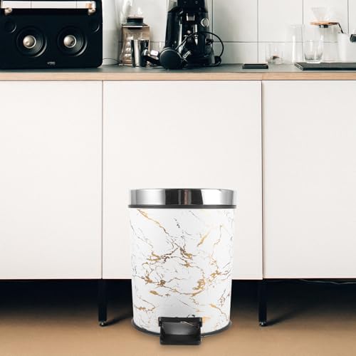 Caneca de Basura Plástica con Pedal 8L para Cocina miniatura 6