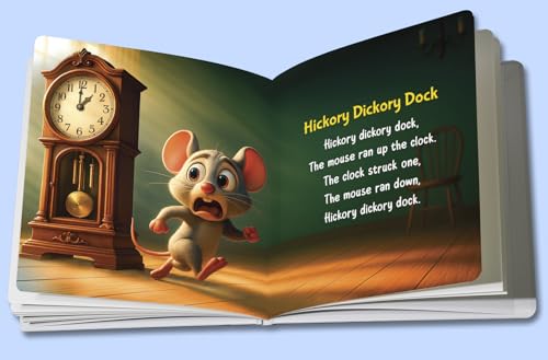 Image of Nursery Rhymes Book - Board Book for Kids | Premium Quality Classic Rhymes Book for Kids | Early Learning Activity Book | Ages: 2 - 6 Years | Two Brothers Publications