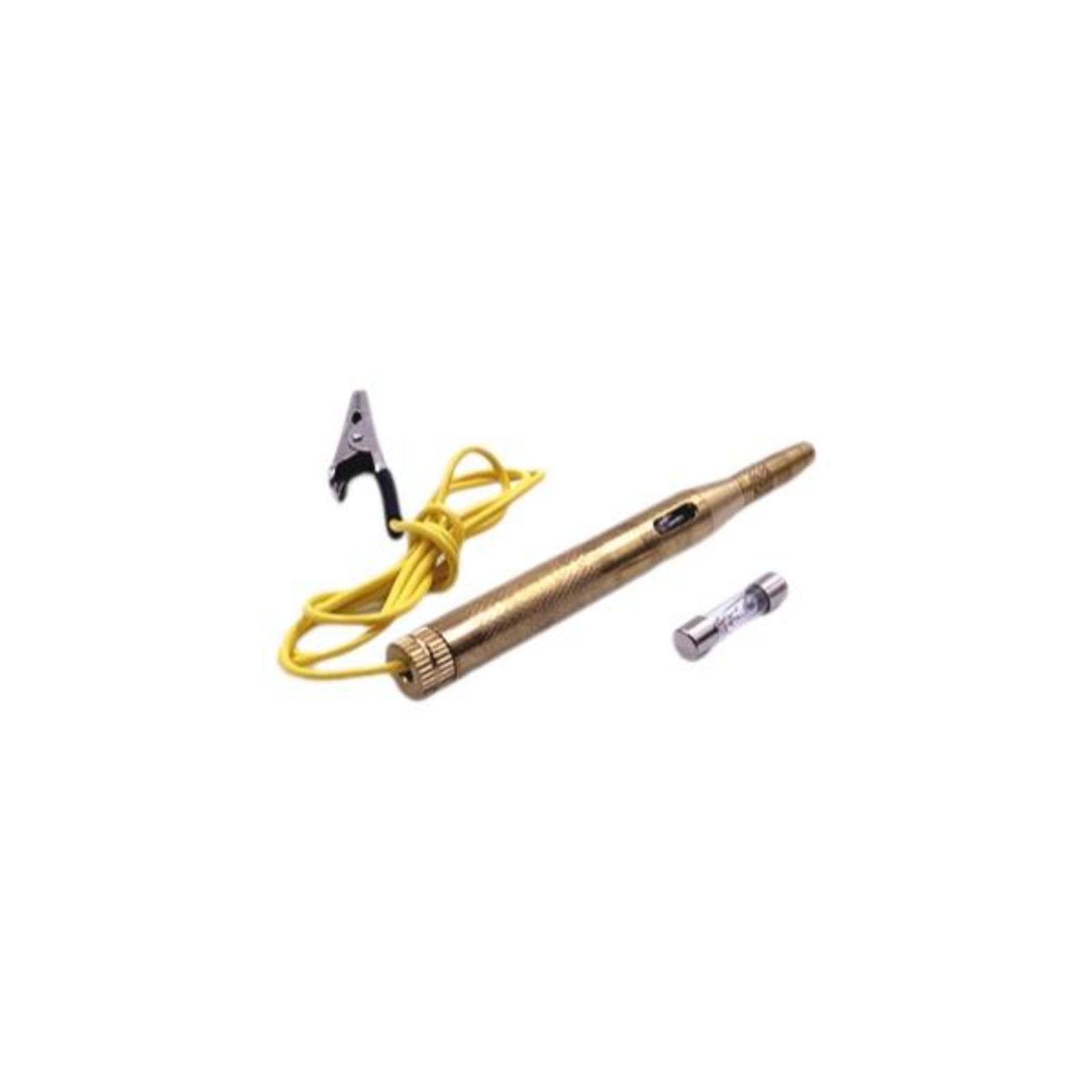 Automotive Circuit Tester Test Light Electrical Potential Tester Repair Tool 12V/24V 6-12V Copper Pen +1 Bulb-image-25