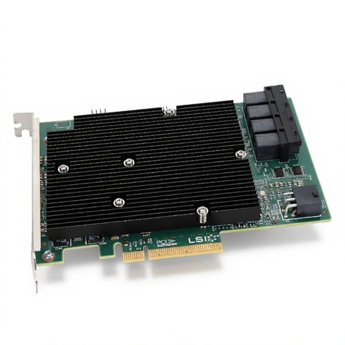 Carte HBA LSI SAS 9300 16I PCIe 8X 12 GB/s pour serveurs haute performance