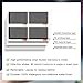 4Pcs Pure Black Credit Card Skin Sticker Credit Card Skins Sticker for Transportation Key Debit Credit Card Covering Personalizing Bank Card Slim Waterproof Funny Decal use for Credit Debit Small Chip