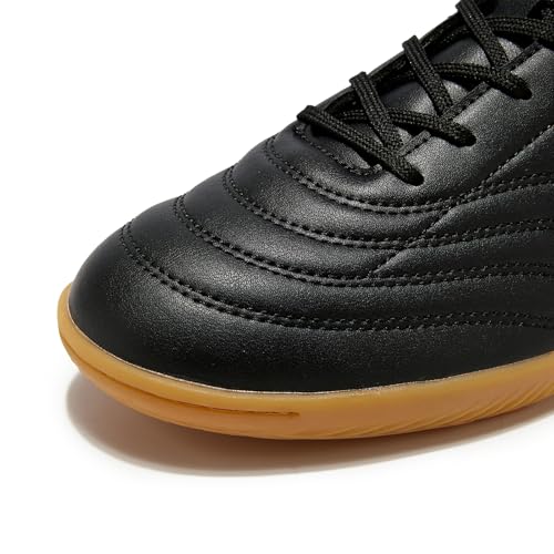 Men's Indoor Soccer Cleats Trainer Rubber Futsal Shoes for Athletic Flat Outsole Training Sneaker 5