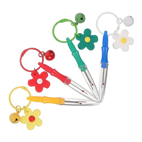 HOMSFOU Cute Keychain Accessory Seam Ripper Thread Snipper Thread Unpicker Small Sewing Tool Perfect for Embroidery