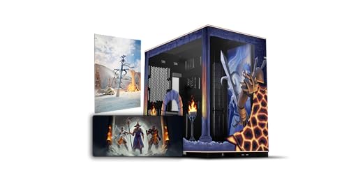 Starforge - Old School RuneScape Computer Case Bundle Lian Li O11 Dynamic EVO RGB EATX/ATX/mATX PC Tower Embossed & UV Printed Artwork