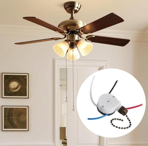Image of Pull Chain Switch Multifunctional Replacement Part Wall Lamps 3 Speed 4 Wire Bronze|Home & Garden|Lamps, Lighting & Ceiling Fans|Lighting Parts & Accessories