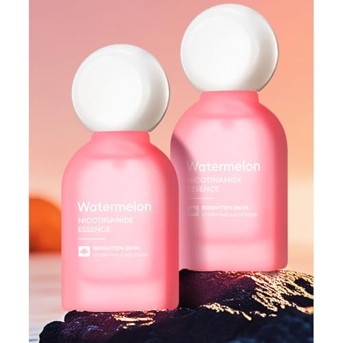 Linjinx Daily Hydrating Face Serum with Watermelon Essence, 50ml Lightweight Moisturizer Pink One Size