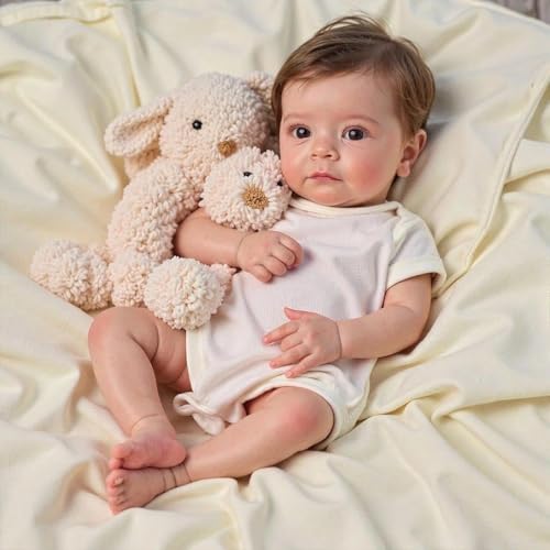 Muñeca Reborn Bebé Realista Silicone 19 pulg Angelbaby miniatura 5