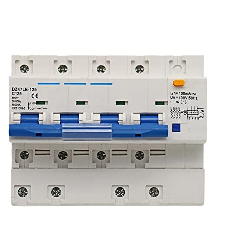 Protection contre les courts-circuits et fuite disjoncteur triphasé 4P 80A