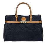 Diese trendige BRIC'S Tasche wird Ihr neuer, treuer Begleiter für den Alltag und ein tolles Accessoire zu Ihrem Look! Das schicke Design vollendet Ihr Outfit gekonnt und dank der zwei Hauptfächer bringen Sie in der Handtasche all Ihre Habseligkeiten geordnet unter. Maße: 30 x 22 x 7 cm