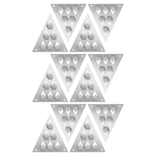 Clips d'isolation acoustique HEMOTON pour fixer vos panneaux triangulaires sans colle