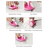 rongweiwang Mini Craft Iron, DIY Electric Iron Tool for Patchwork Applique Quilting, Portable Travel Ironing with Fast Heat Up, Ideal for Beginners Craft Enthusiasts (Blue) - Image 7