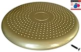 Air Stability Wobble Cushion, 35cm/14in Diameter, Balance Disc, Pump Included gold