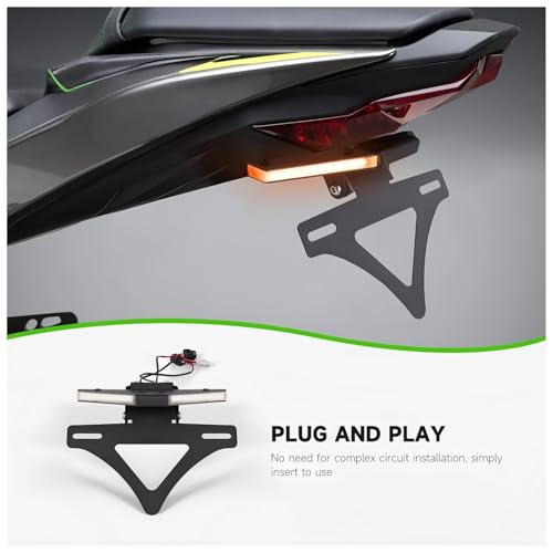 Support de feu de signalisation et plaque pour Ninja ZX-6R 2024 - 4