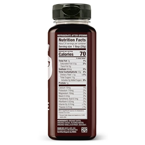 Date Lady Chocolate Syrup