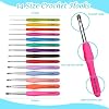 Yarniss Crochet Kits for Beginners - 840 Yards Yarn for Crocheting with 14 Size Hooks 2.0-10.0mm,Learn to Crochet Set with Bag&Accessories,Turquosie