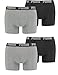Produktbild PUMA Boxershort 4er Pack Herren 4 Boxer Edition (Dark Grey Mel/Black-691, XL)