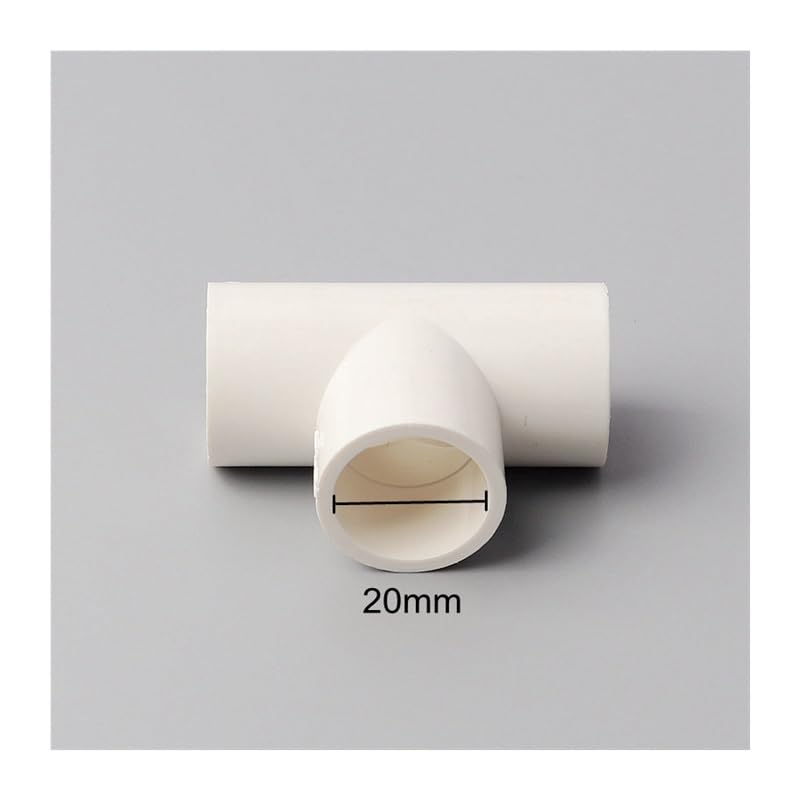 Codo de 90 grados, conector de instalación de tuberías, 10 piezas de diámetro interior 20/25 mm Conector de 3 4 vías Codo de 45/90 grados Conector igual Conector de extremo de agua recto Suministro de