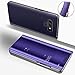 Produktbild XCYYOO Hülle Kompatibel mit Samsung Galaxy Note 9, 360 Spiegel Lederhülle [Mirror Glitzer] [Leicht zu Reinigen] Tasche Wallet Bookstyle Ledertasche View Überzug Kosmetikspiegel Handytasche
