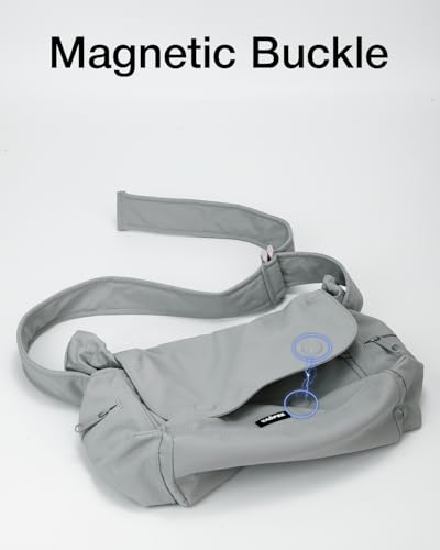 Messenger Bag for Men women, Crossbody Tote Bag with Adjustable Strap Hobo Shoulder Bags for School Work ﻿4