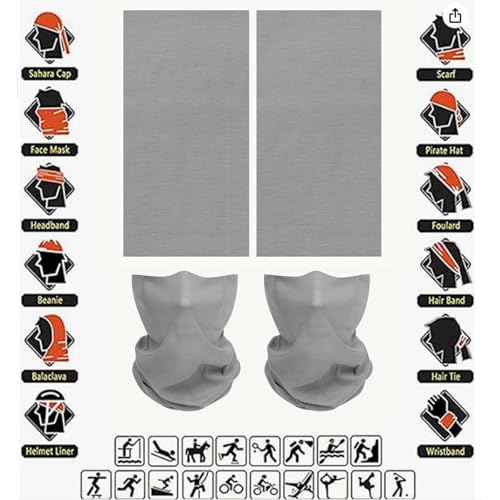 Image of Neck Gaiter Masks Tube Scarf,Seamless Bandanas Buffs Gators,Ourdoor Face Mask Face Covering Multi Headwear