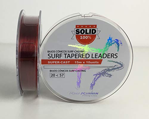COLA SURF CASTING KALI KUNNAN 20-57 SOLID ROJO (10 unidades)