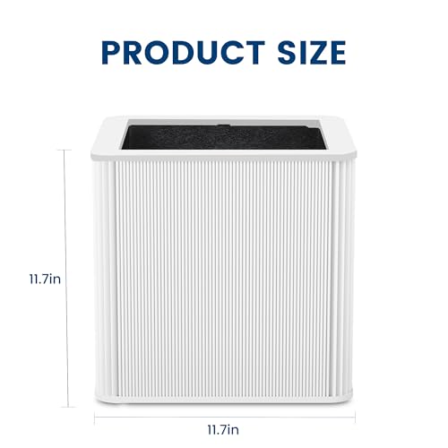 Image of 2 Pack 211+ Filter Replacement Compatible with Blue Pure 211+ and 211+ Auto Air Purifier, 2-Stage Filtration System of H13 True HEPA Filter and Activated Carbon Filter