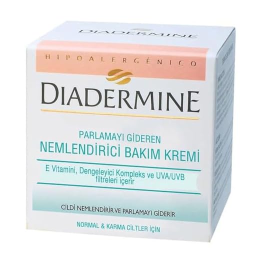 Diadermine - Crema Hidratante y Matificante de Día, 50ml, para pieles normales y mixtas, Cutis uniforme y sin brillos