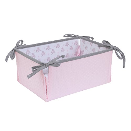 Nojo Ballerina Bows 4 Piece Nursery Crib Bedding Set, Pink/Silver/White #TOP6