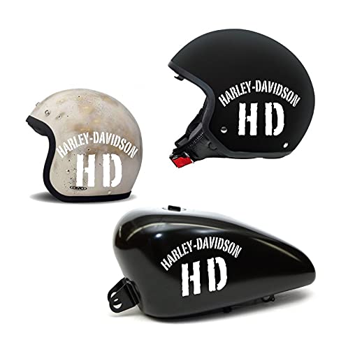 Adhésifs pour casque et réservoir de moto compatibles avec Harley Davidson