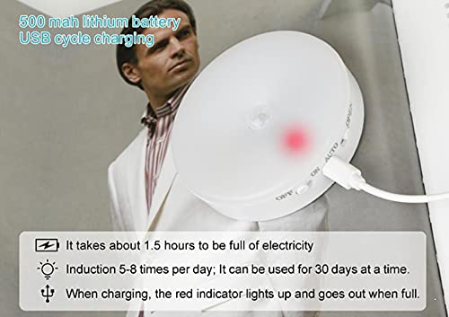 Image of Motion Sensor Rechargeable LED Light Bulb for Home Car (Motion Sensor Light Pack of 5)