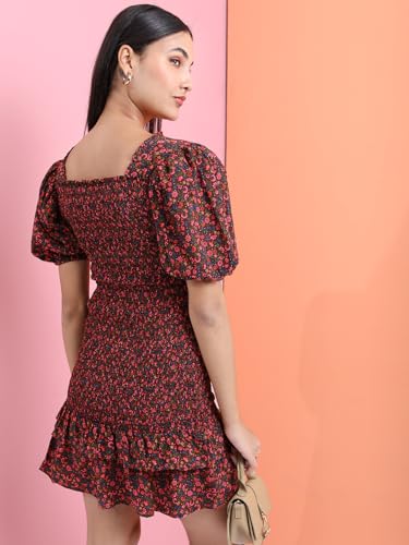 Image of Tokyo Talkies Floral Printed A-Line Dress
