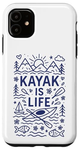 Kayak Canoes-Boat Kayaking, JbN tBbVO JbN V[JbN ނ JbN X}zP[X iPhone 11 p