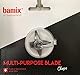 bamix Zubehör Multimesser für alle bamix Stabmixer, Multifunktionsmesser zum Mahlen, Pürieren & Hacken, Edelstahl