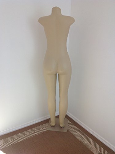 (Ps-Ff202) Roxy Display® Headless Plastic Female Mannequin Brazilian Hips & Legs, Whithout Arm, Color: Tan Skin Tone. #TOP4