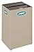 Rubbermaid Commercial Products FGNC36W10 Collect-A-Cube Customizable Recycling Containers, Paper (Mixed Office), 34 1/2 gal