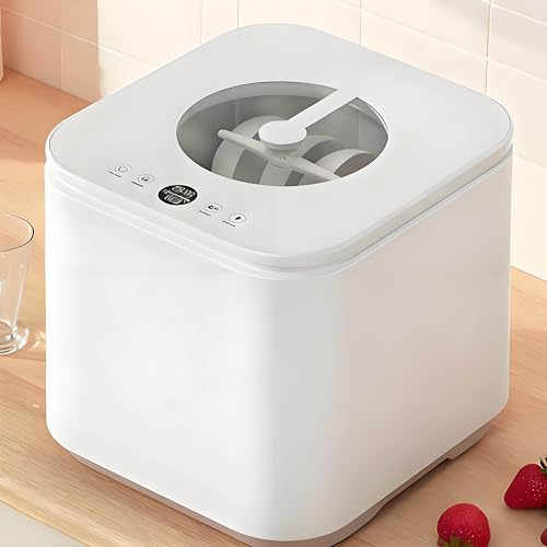 Lavavajillas Automático de uso Doméstico, Lavavajillas de Sobremesa Que No Requiere Instalación, Apto para Escritorios y Disponible en Dos Opciones: con Depósito de Agua y con Entrada de Agua. B