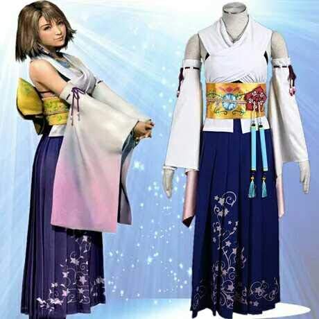Amazon コスプレ衣装 ファイナルファンタジーx Ffx Ff10 ユウナ Yuna Cosplay サイズ選択可 女xl コスプレ 仮装 通販