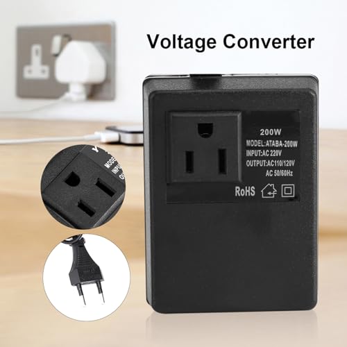 Convertisseur tension 220 110 éviter surchauffe voyage 200W AC