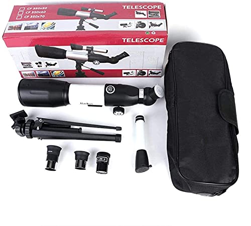 Telescopio astronómico monocular HD con trípode y buscador miniatura 6