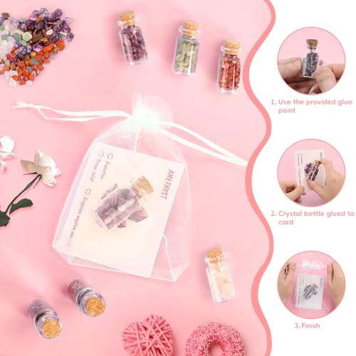 26% Off MACEVIA 36-Piece Mini Healing Crystal Jars Set - Image 5