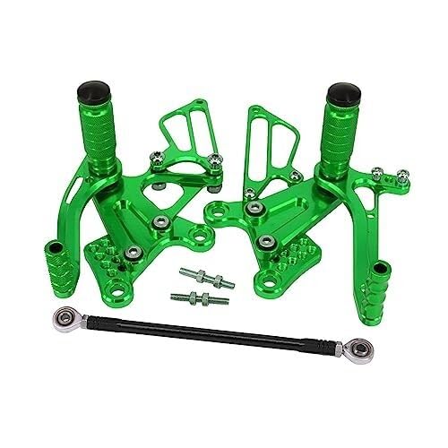 Repose-pieds arrière réglables CNC Ninja ZX6R 2009-2017 pour éliminer les glissements de bottes