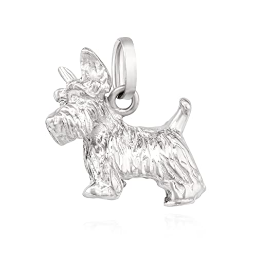 Pendentif West Highland White Terrier argent 925 pour collier chien NKlaus 13740