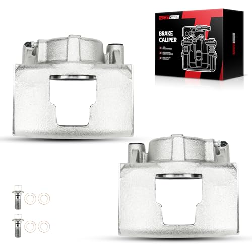Image of Torchbeam Front Brake Calipers Set for Dodge Ram 2500 1994-1999, Dodge Ram 3500 1994-1999, Chevrolet K3500 1990-2000, Front Left and Front Right Calipers without Bracket Replace # 184347+184348
