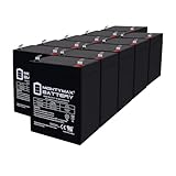 Mighty Max Battery 12V 2.9AH F1 SLA Replacement Battery Compatible with Leoch LP12-2.9 - 10 Pack