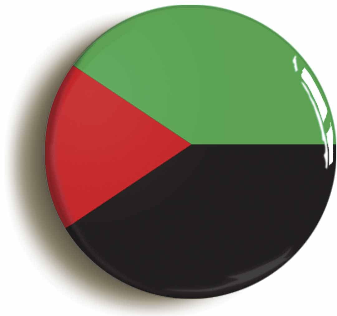Martinique Flag Fridge Magnet (Circular 2inch / 50mm Diameter)