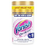 Vanish Stain Remover, Gold Oxi Action Powder, 1.41kg, Restores Whites and Protects Laundry from Greying, Removes Stains, Odours Laundry Detergent Leave Behind, Bleach Free
